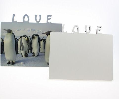 Κενό εξάχνωσης DIY ξύλινα κορνίζες φωτογραφιών Αγάπη MDF Κορνίζα φωτογραφίας Δώρο Ζωγραφικής