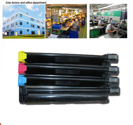 Μαύρο Κυανό Ματζέντα Κίτρινο Έγχρωμο Laser Toner TN210 Για Konica Minolta Bizhub C250 C252