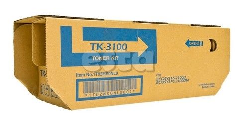 Μαύρες κασέτες tk-3100 τονωτικού Kyocera για το τονωτικό Kyocera M3040DN/M3540DN