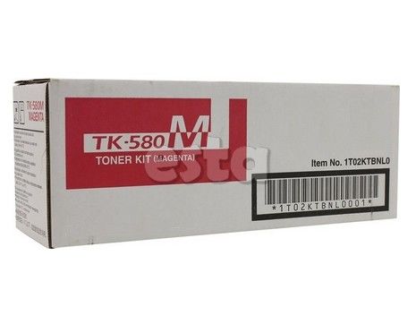 Κασέτες FS - C5150DN 4 τονωτικού TK580 Kyocera - πακέτο μαύρο/κυανό/ροδανιλίνης/κίτρινο