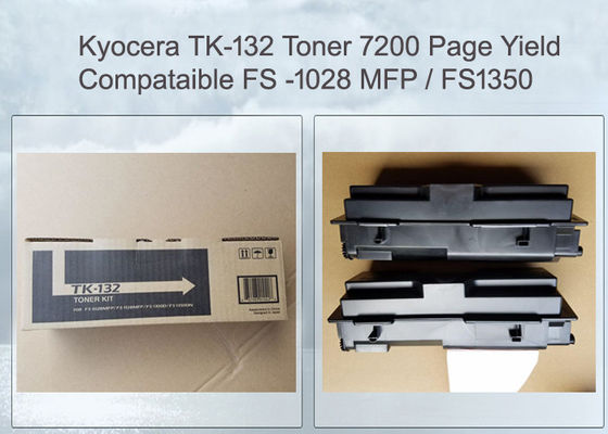 Συμβατός Tk-132 Tk132 Μαύρος τόνος για την Kyocera Mita Fs-1028mfp Fs-1300d Fs-1350