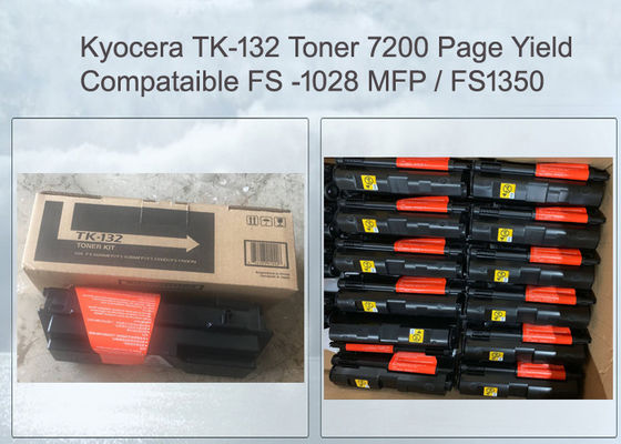 Συμβατός Tk-132 Tk132 Μαύρος τόνος για την Kyocera Mita Fs-1028mfp Fs-1300d Fs-1350
