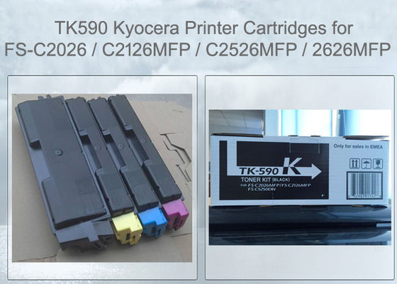 Κύκνος τόνος Kyocera TK590K Μαύρο Για FS-C2526 C2626 M6026 M6526