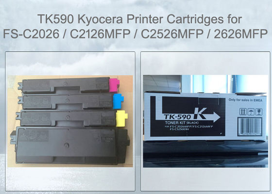 Κύκνος τόνος Kyocera TK590K Μαύρο Για FS-C2526 C2626 M6026 M6526