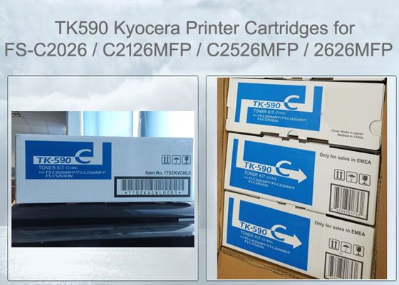 Kyocera TK590C Τόνος Cartridge Cyan FS-C2526 C2626