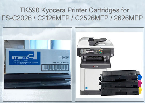 Kyocera TK590C Τόνος Cartridge Cyan FS-C2526 C2626