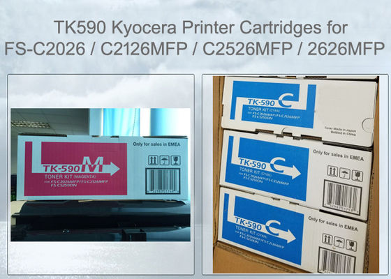 Kyocera TK590M Toner Cartridge Magenta Για FS-C2526 C2626 M6026 M6526 Αρχικό