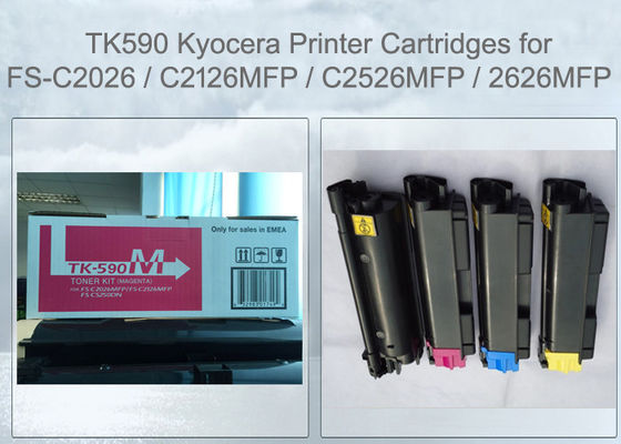 Kyocera TK590M Toner Cartridge Magenta Για FS-C2526 C2626 M6026 M6526 Αρχικό