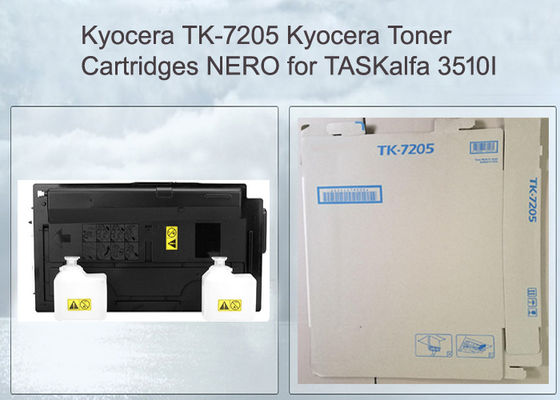 Συμβατή κασέτα tk-7205 τονωτικού Kyocera καλής ποιότητας με τις αιχμηρές τραγανές τυπωμένες ύλες