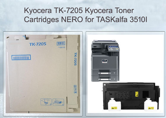 Συμβατή κασέτα tk-7205 τονωτικού Kyocera καλής ποιότητας με τις αιχμηρές τραγανές τυπωμένες ύλες