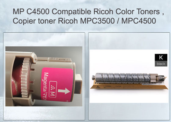 Μαύρη εκτύπωση Τονικό φυσίγγιο MP C4500 884930 Για Ricoh Aficio C4540 / LD445c 23000 σελίδες
