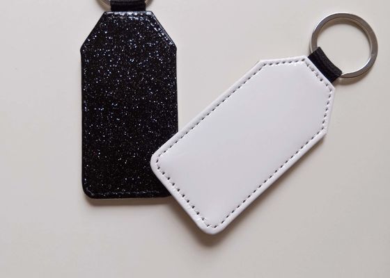 Δερμάτινα υπολίμαση Custom Blanks Keychain Καρδιά Στρογγυλό Σχήματα ορθογώνια