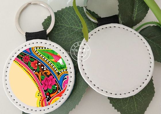 Δερμάτινα υπολίμαση Custom Blanks Keychain Καρδιά Στρογγυλό Σχήματα ορθογώνια