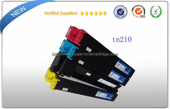 Μαύρο Κυανό Ματζέντα Κίτρινο Έγχρωμο Laser Toner TN210 Για Konica Minolta Bizhub C250 C252