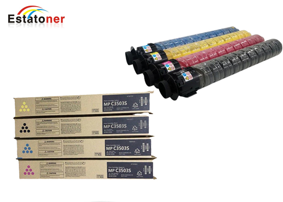 Σετ τόνερ CMYK έγχρωμο Ricoh MPC3503, συμβατό τόνερ για πολυλειτουργικά εκτυπωτικά MP C6003